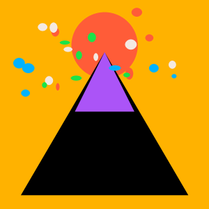 Vulcano Pop — 50×70 Poster