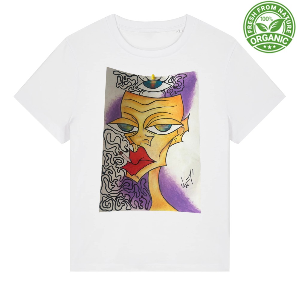 Lady - Vittoria Convertito - Organic T-Shirt - Image 3