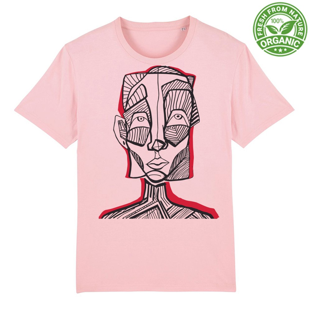Afrikans Head - Vittoria Convertito - Organic T-Sh - Image 6