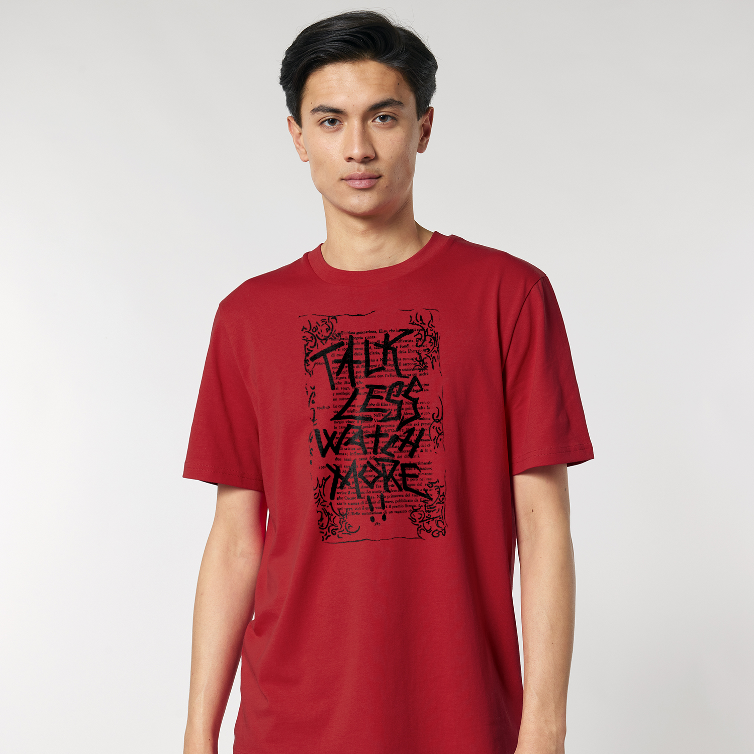 Talk Less Watch More - Vittoria Convertito - Organic T-shirt - Image 3